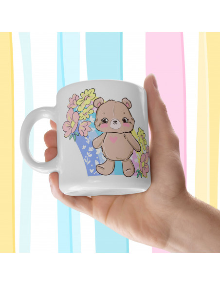 almohadón Taza animalitos dulces